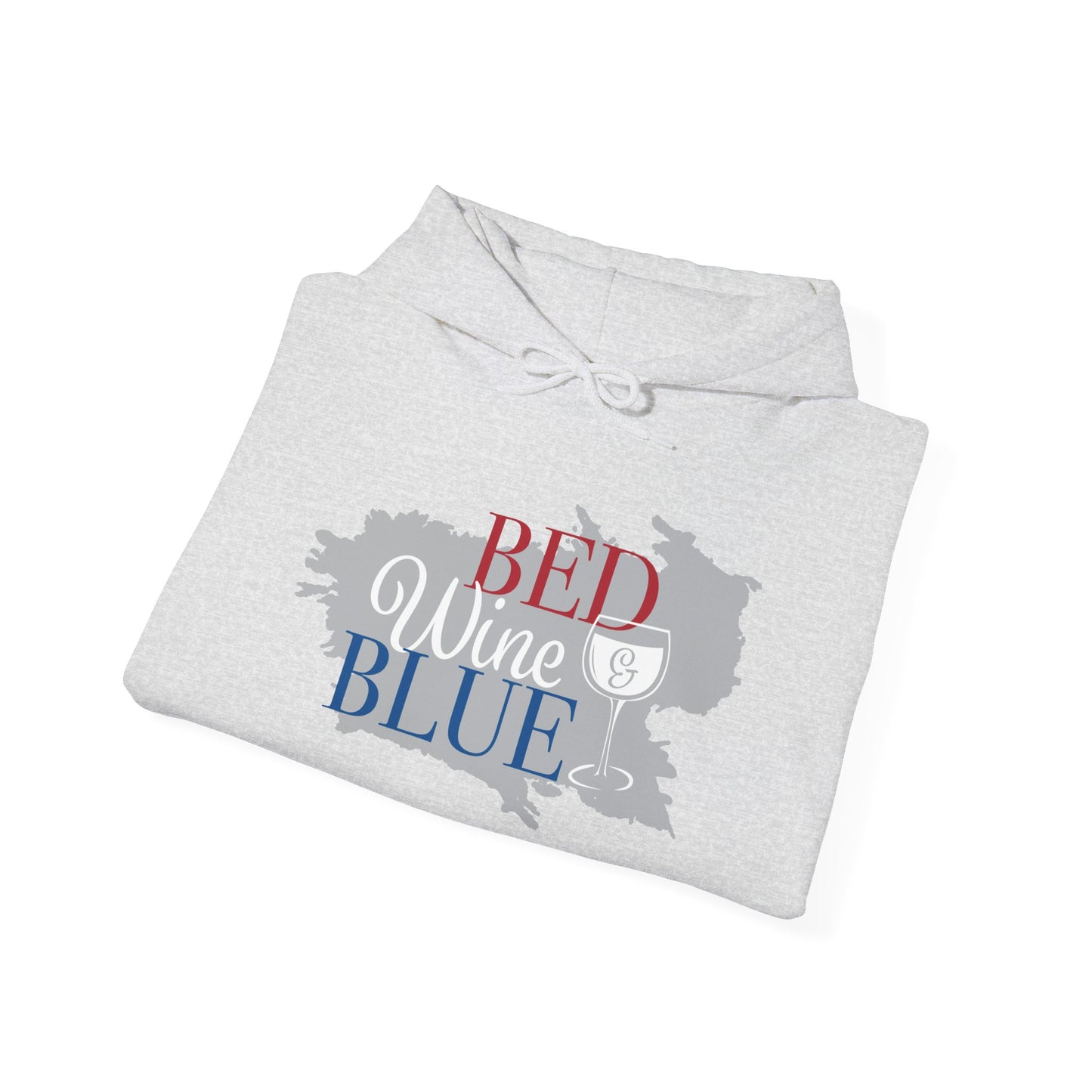 Unisex Heavy Blend™ Wine & Blue Sweatshirt - Cozy & Fun Gift for Wine Lovers