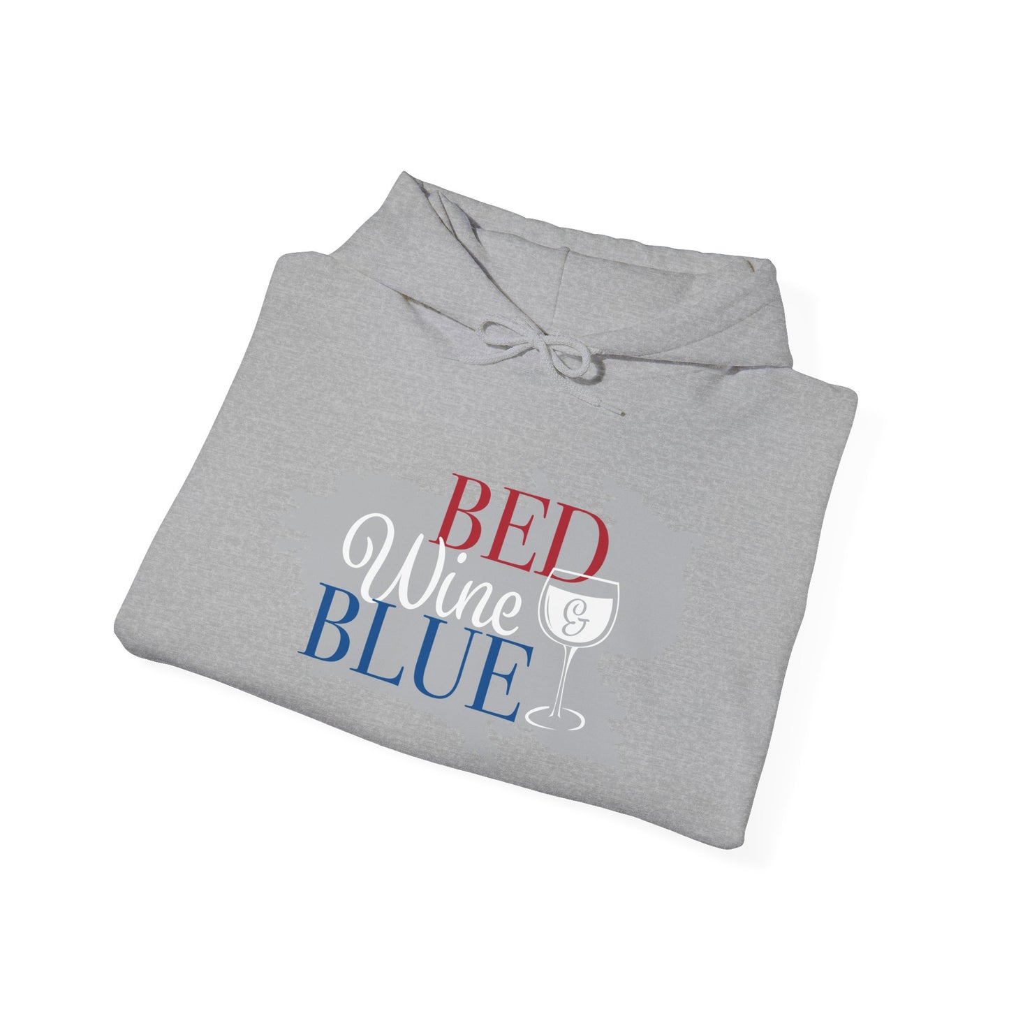 Unisex Heavy Blend™ Wine & Blue Sweatshirt - Cozy & Fun Gift for Wine Lovers