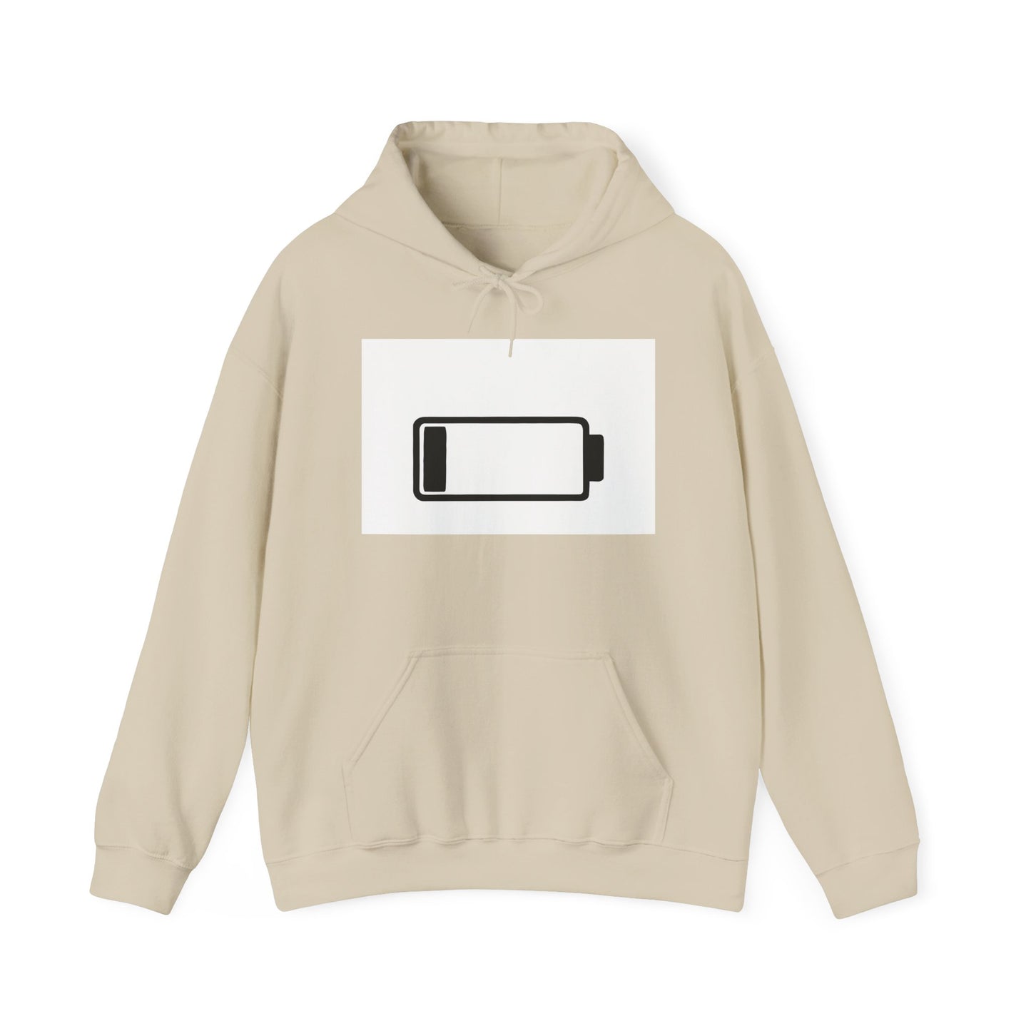 Unisex Hoodie - 'DeathBattery' Casual Sweatshirt for Energy Enthusiasts