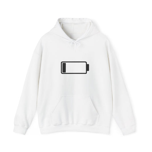 Unisex Hoodie - 'DeathBattery' Casual Sweatshirt for Energy Enthusiasts