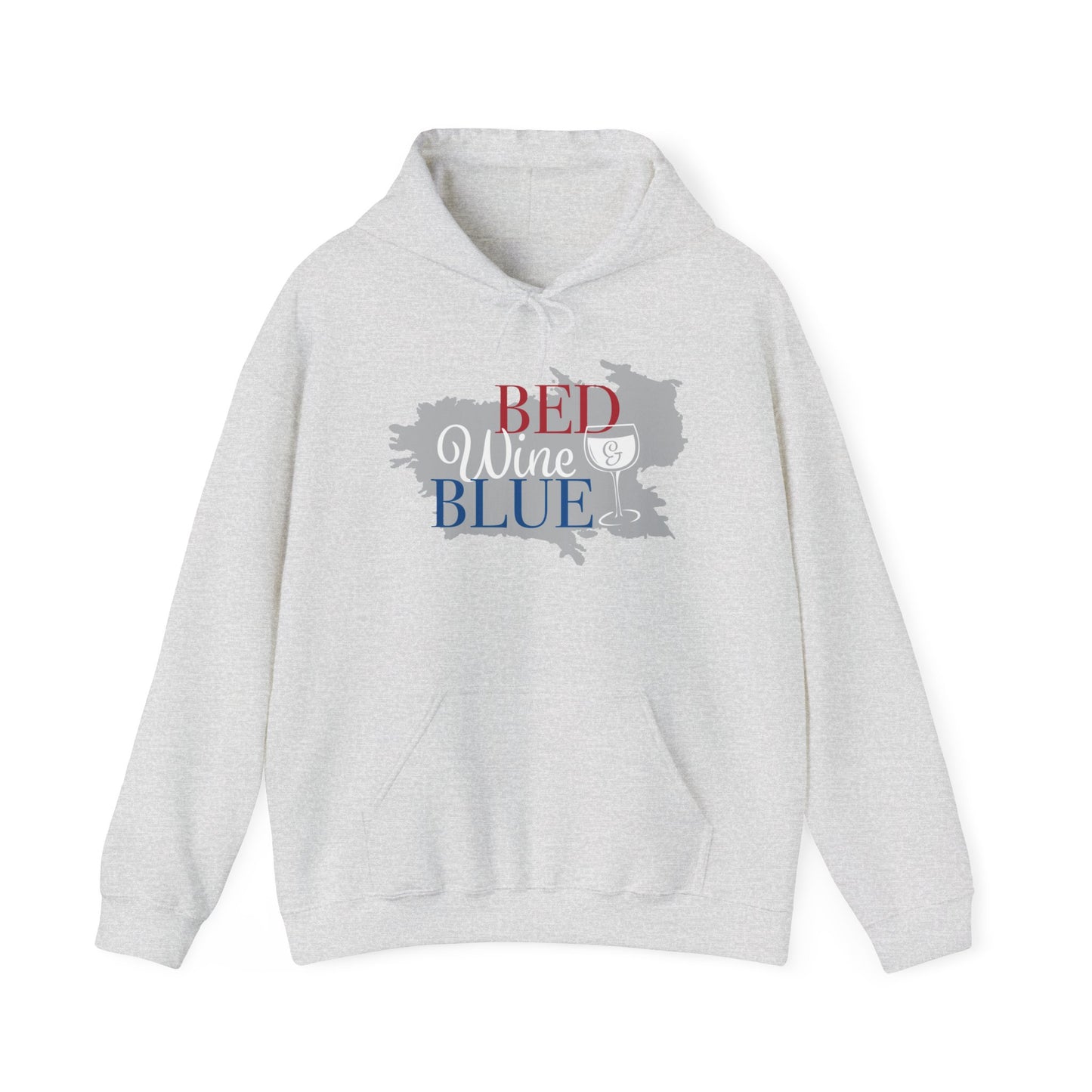 Unisex Heavy Blend™ Wine & Blue Sweatshirt - Cozy & Fun Gift for Wine Lovers