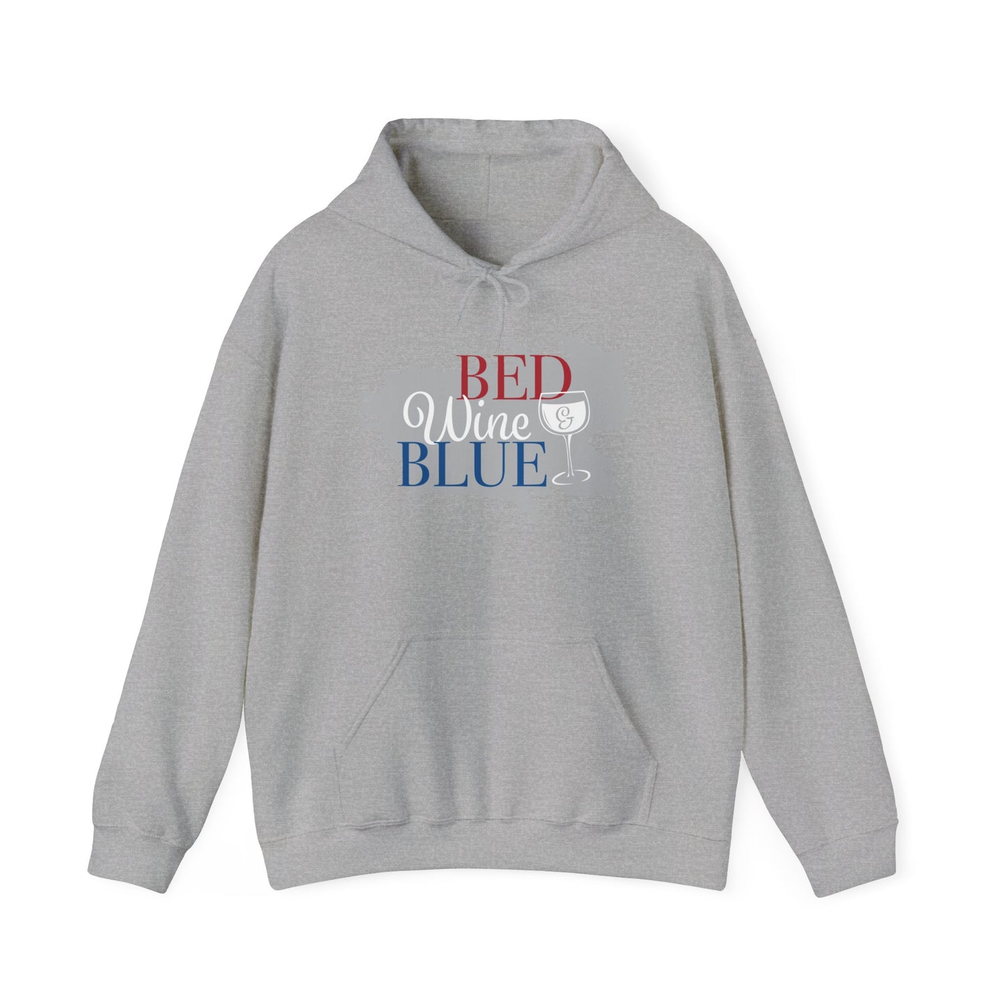 Unisex Heavy Blend™ Wine & Blue Sweatshirt - Cozy & Fun Gift for Wine Lovers